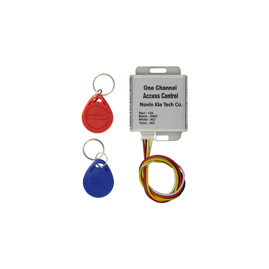 اکسس کنترل (محدودکننده تردد) تک خروجی توکار آسانسور مبتنی بر تگ RFID با فرکانس ۱۲۵ کیلو هرتزی با ۱ سال گارانتی - RF۱۰۰T