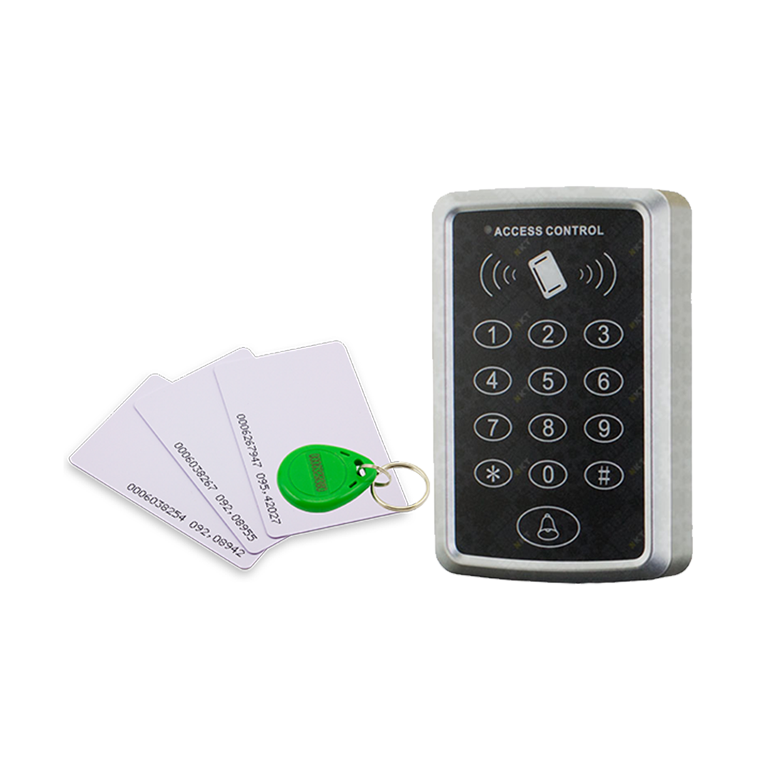 اکسس کنترل (محدودکننده تردد) تگی جاسوئیچی و کارتی و رمزی تک خروجی روکار آسانسور - AC۱۰۱R - شرکت نوین کیا تک